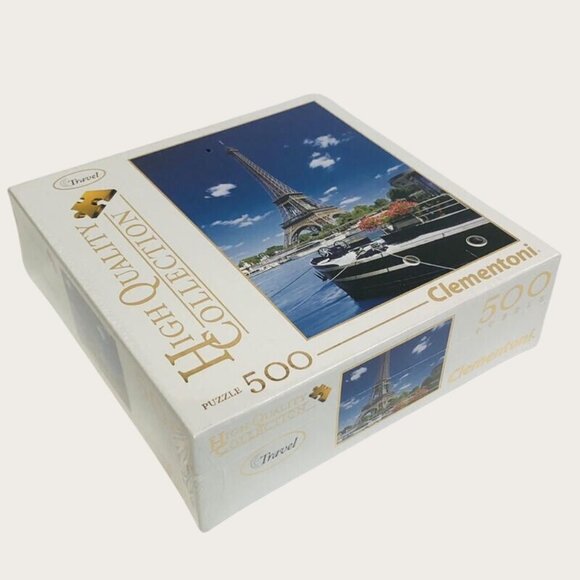 Clementoni Eiffel Tower 500 Piece Jigsaw Puzzle Paris New Factory Sealed - Picture 2 of 3